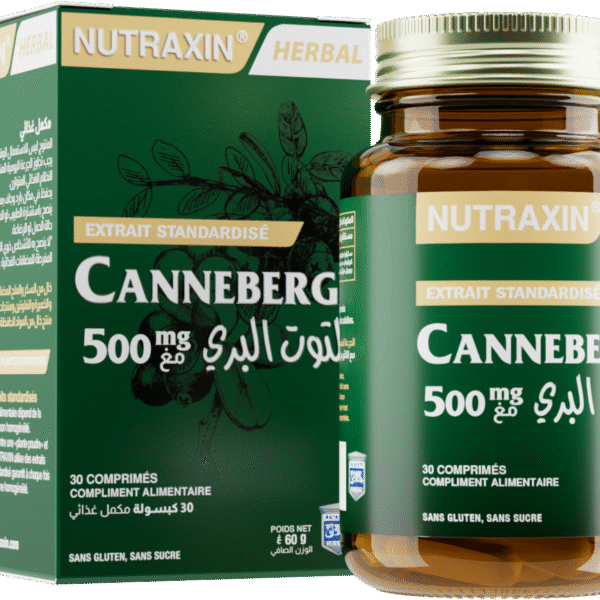NUTRAXIN HERBAL CANNEBERGE 500 MG 30 CPS