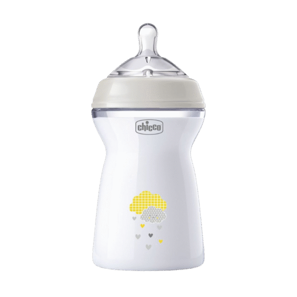 CHICCO BIBERON PLAST 330ML NATURALFEELING 6M+