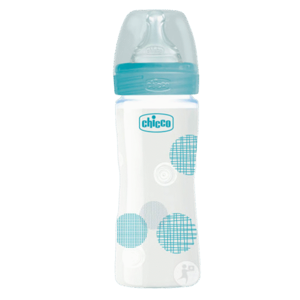 CHICCO BIB VERRE 0M+ 240 ML  WELL.BEING