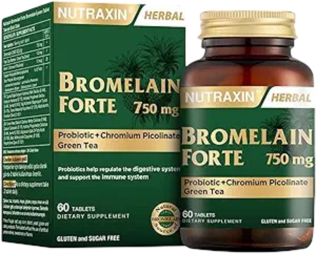 71pC0UjGi8L._AC_SY300_SX300_QL70_FMwebp_ NUTRAXIN BROMELANE FORTE 750 MG BT/60 CP – Image 1