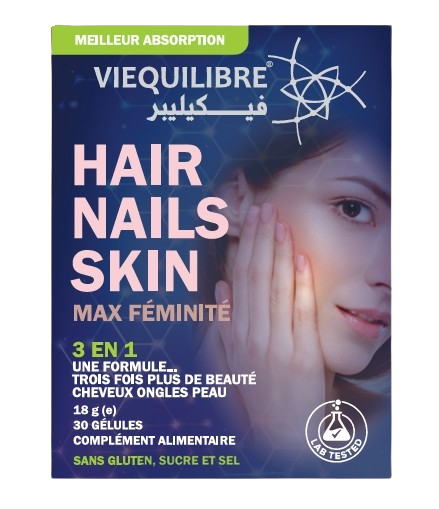 VIEQUILIBRE HAIR NAILS SKIN MAX FEMINITE 3EN1 GELULE B/30
