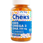 CHEKS VITAMINS GUMMES KIDS OMEGA3 DHA.250MG B/30