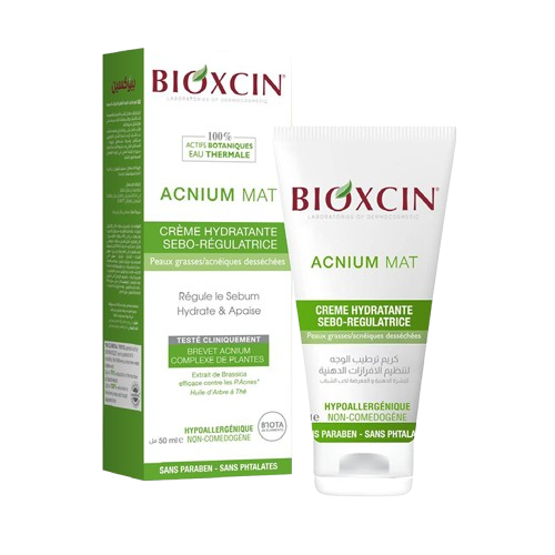 BIOXCIN ACNIUM MAT CREME HYDRATANTE SEBOREGULATRICE 50ML